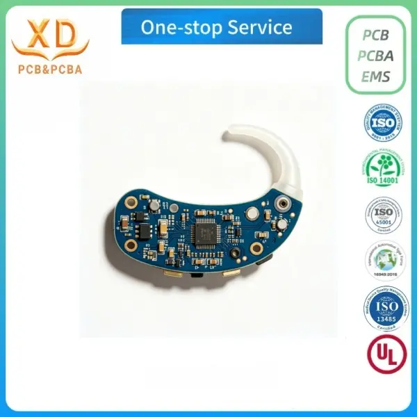 Remote Control Programmable Medical Hearing Aid Rigid-Flex PCBA