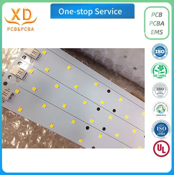 Custom Long LED Aluminum PCB Aluminum Printed Circuit Board For Industrial Commercial LED Lighting