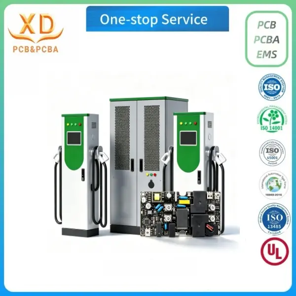 fast AC EV charger controller pcba service with APP Control WiFi OCPP